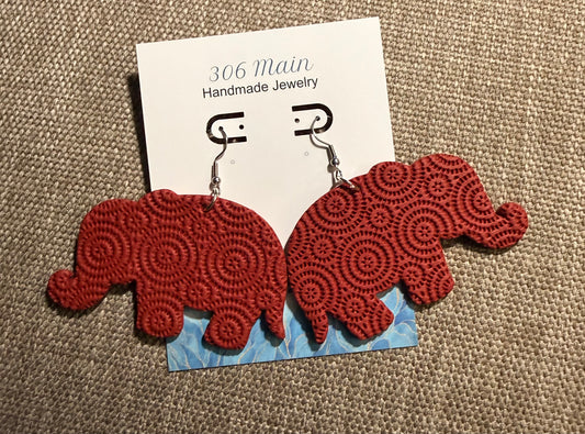 Elephant - Red