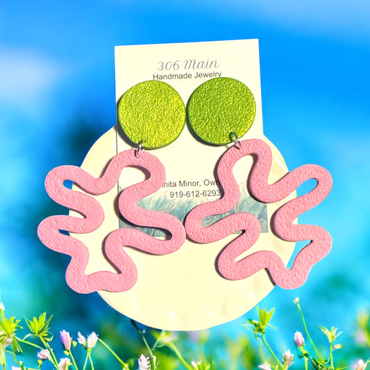 Dayna - Green & Pink