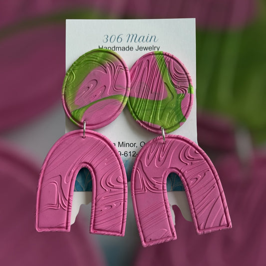 Mia - Pink & Green