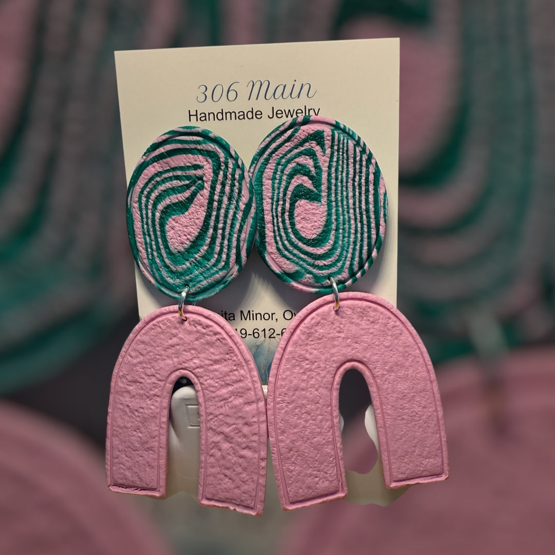 Mia - Pink & Green