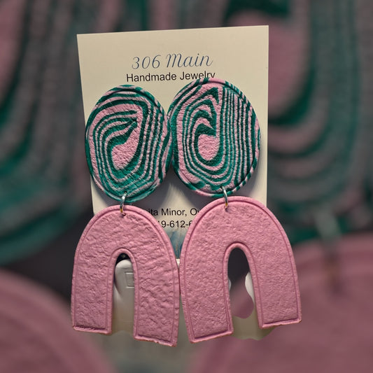 Mia - Pink & Green