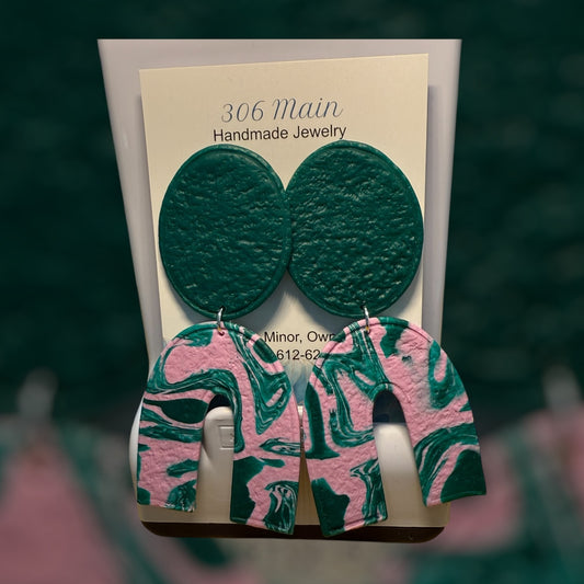 Mia - Pink & Green
