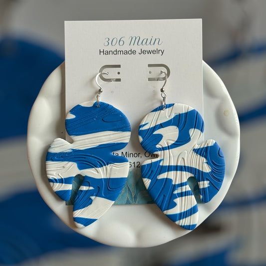 Sharon - Blue & White